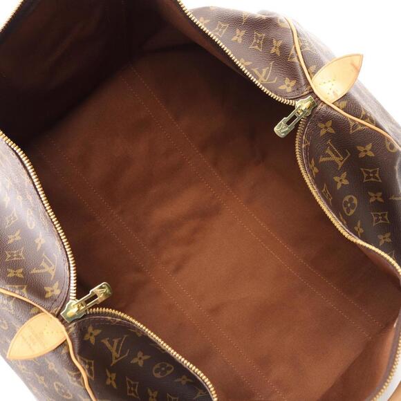 LOUIS VUITTON Brown Monogram Leather Boston Bag - Picture 3 of 10